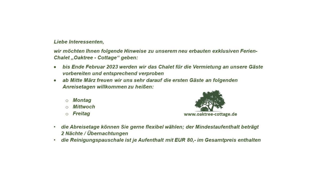 Oaktree-Cottage Löhnberg Exteriér fotografie